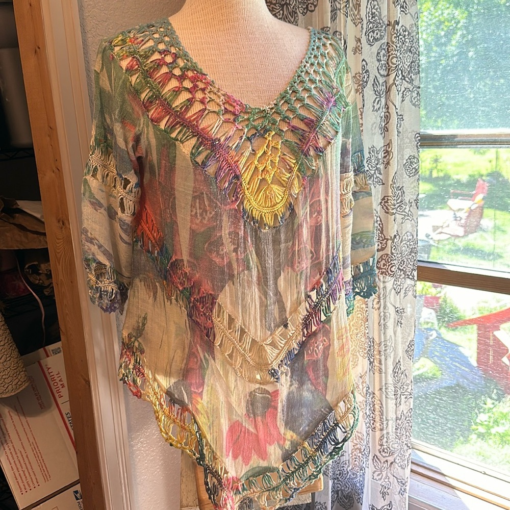 Boutique Janice open Stitch top